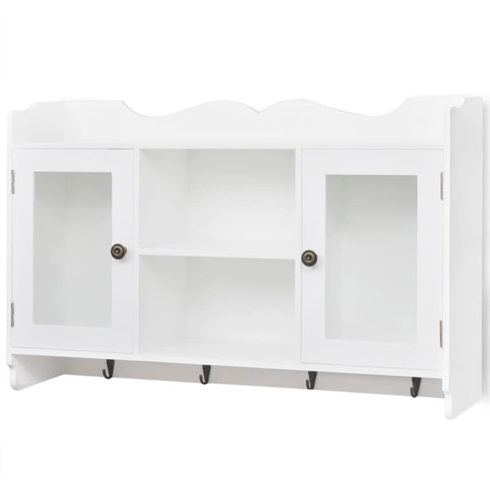 Wandschap voor boeken/DVD's MDF wit MeubelReus