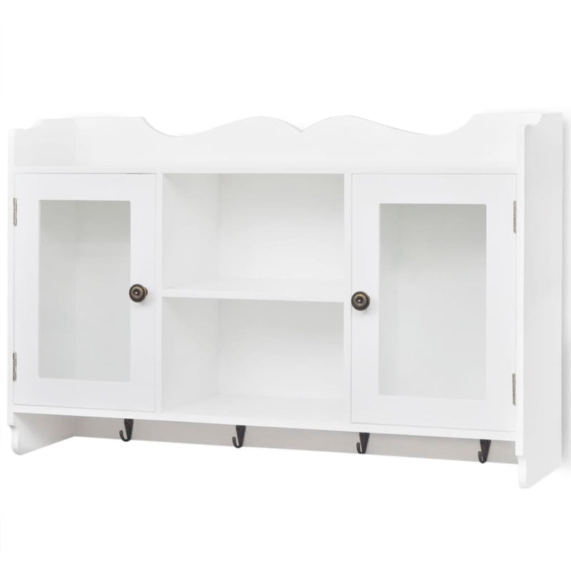 Wandschap voor boeken/DVD's MDF wit MeubelReus