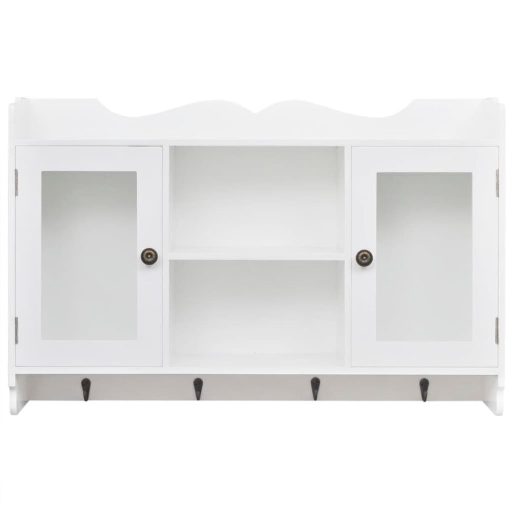 Wandschap voor boeken/DVD's MDF wit MeubelReus