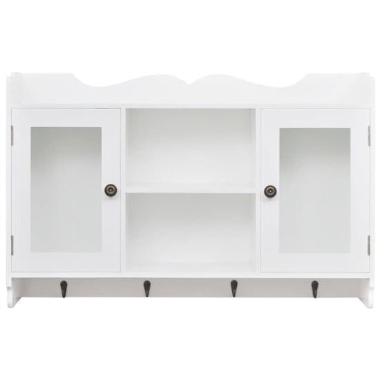 Wandschap voor boeken/DVD's MDF wit MeubelReus