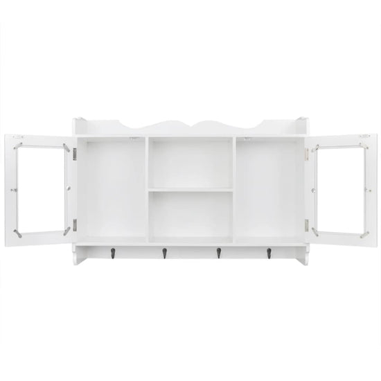 Wandschap voor boeken/DVD's MDF wit MeubelReus