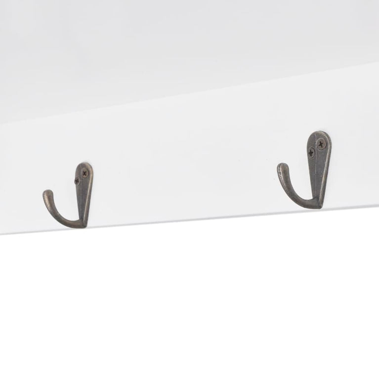 Wandschap voor boeken/DVD's MDF wit MeubelReus
