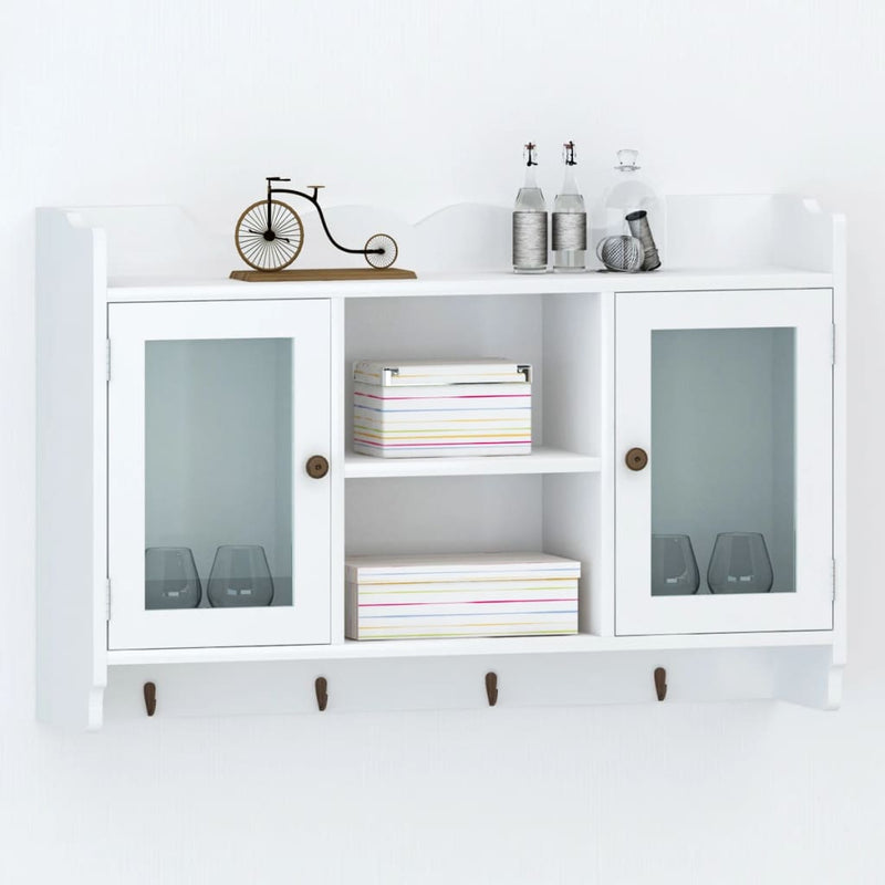 Wandschap voor boeken/DVD's MDF wit MeubelReus