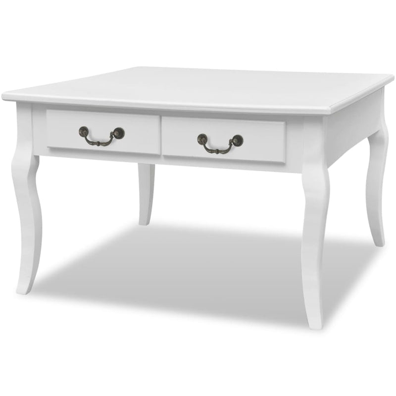 Salontafel met 4 lades wit MeubelReus