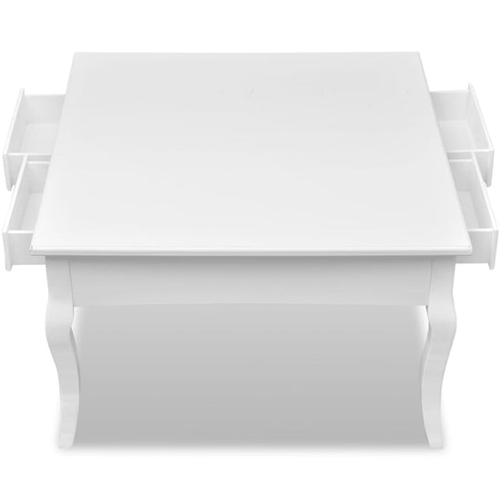 Salontafel met 4 lades wit MeubelReus
