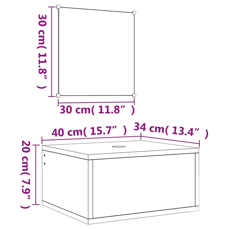 vidaXL 2-delige Badkamermeubelset bewerkt hout zwart MeubelReus