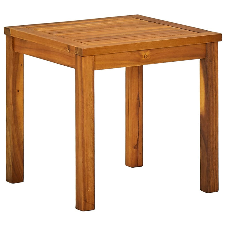 Ligbed met tafel massief acaciahout en textileen MeubelReus