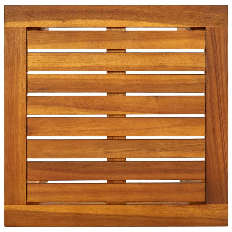 Ligbed met tafel massief acaciahout en textileen MeubelReus