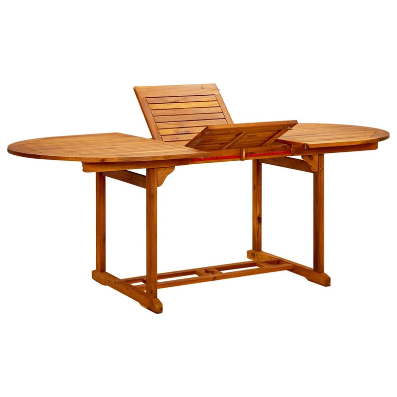 Tuintafel 200x100x75 cm massief acaciahout MeubelReus