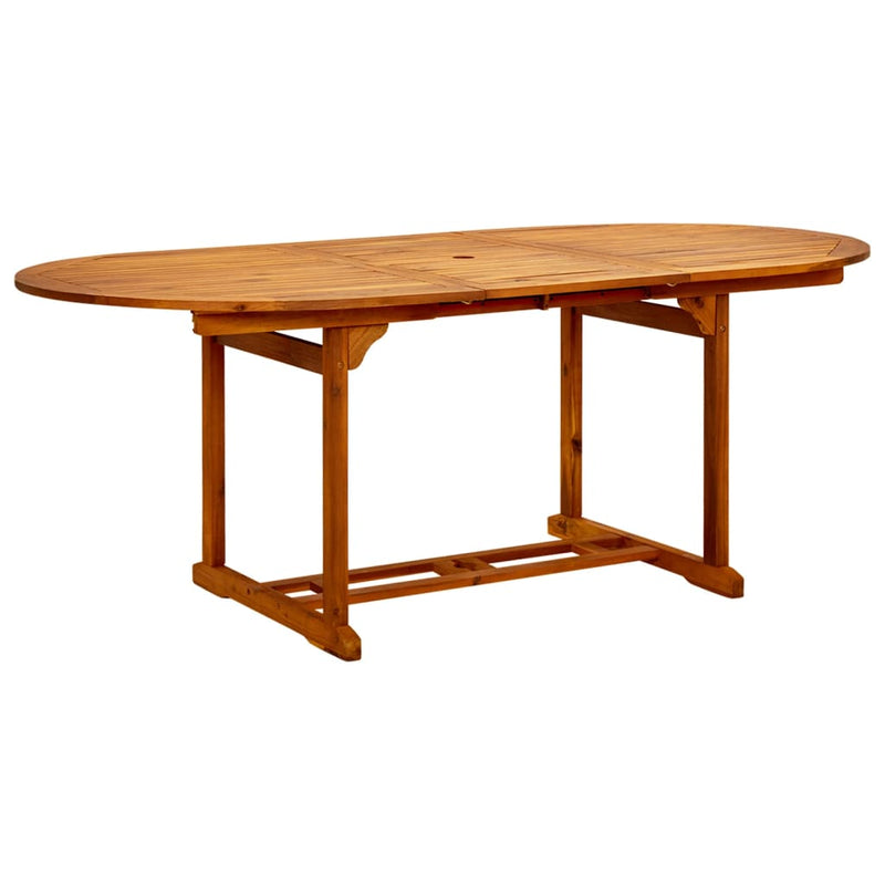Tuintafel 200x100x75 cm massief acaciahout MeubelReus