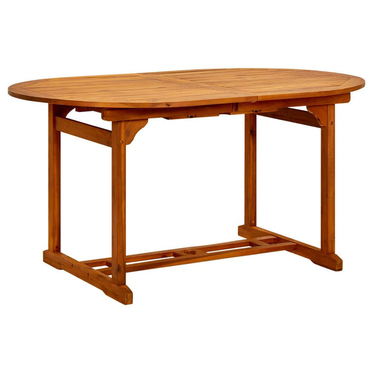 Tuintafel 200x100x75 cm massief acaciahout MeubelReus