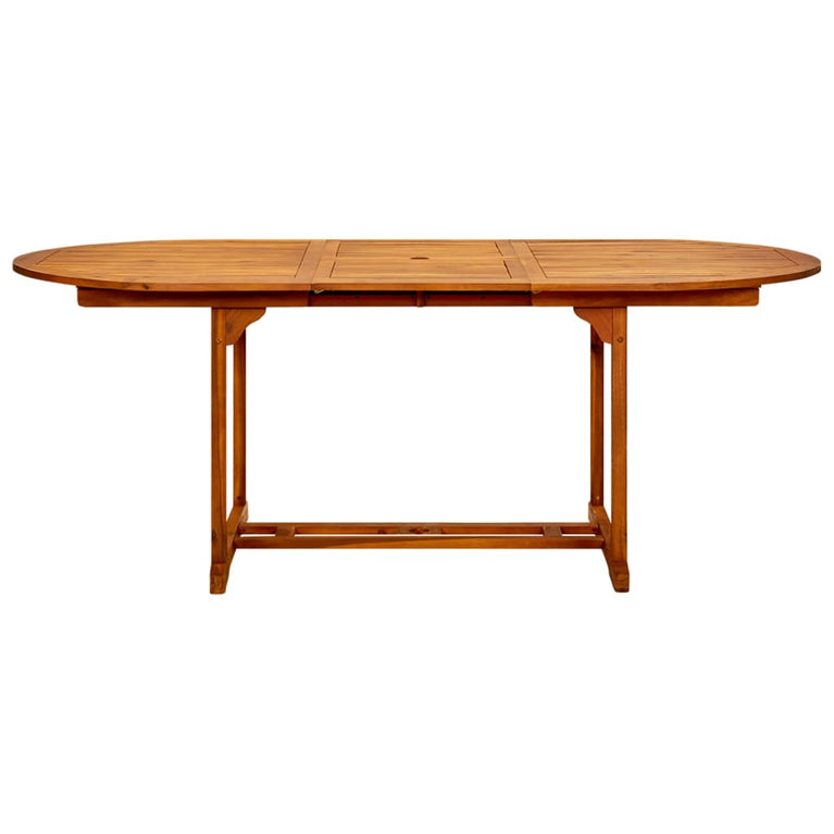 Tuintafel 200x100x75 cm massief acaciahout MeubelReus