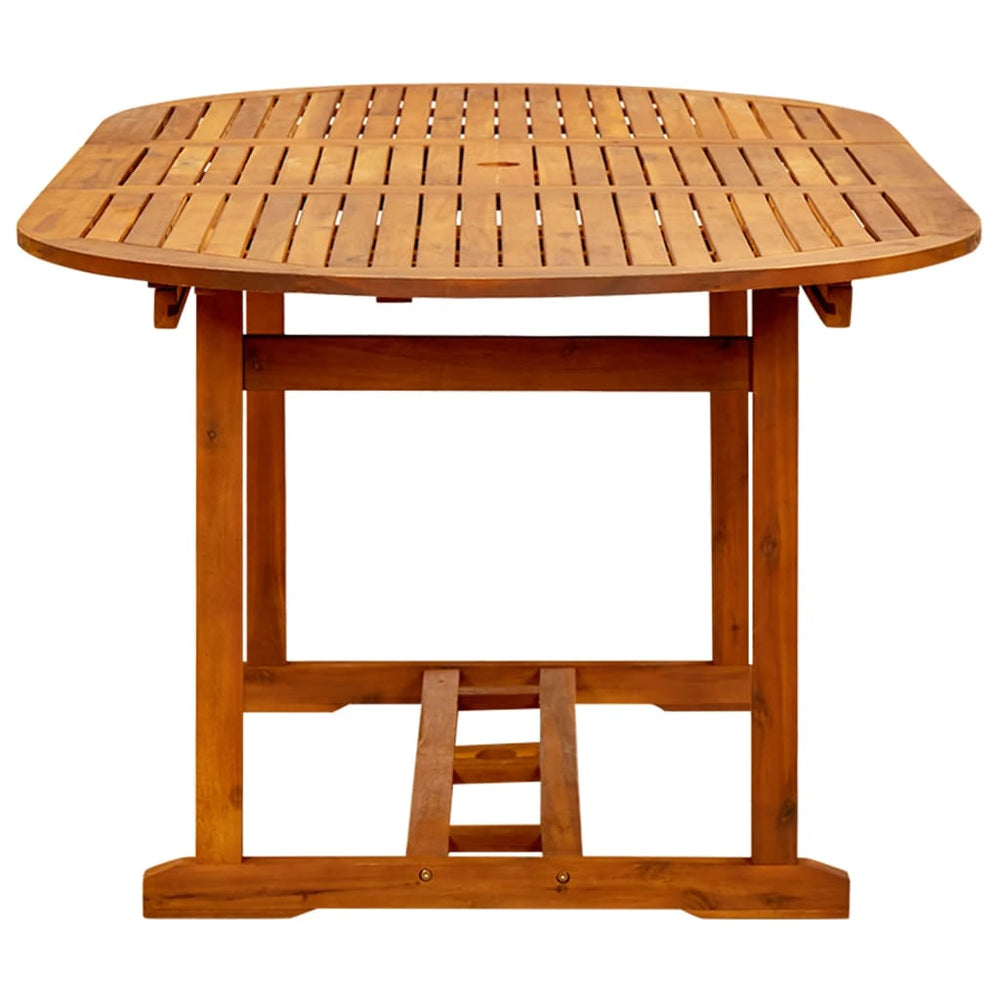Tuintafel 200x100x75 cm massief acaciahout MeubelReus