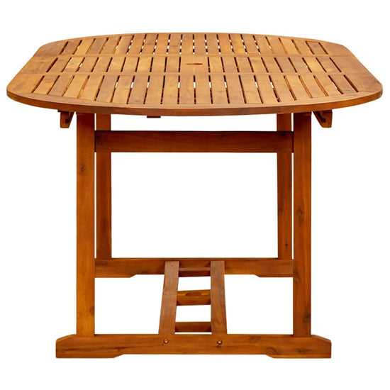 Tuintafel 200x100x75 cm massief acaciahout MeubelReus