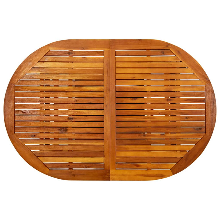 Tuintafel 200x100x75 cm massief acaciahout MeubelReus