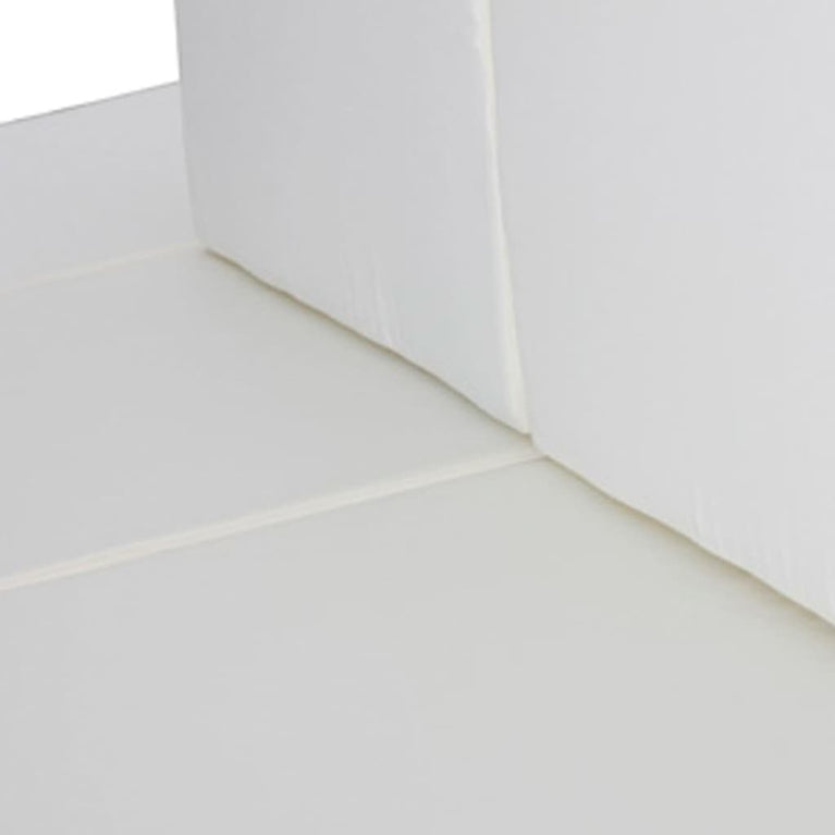 6-delige Loungeset met kussens poly rattan bruin