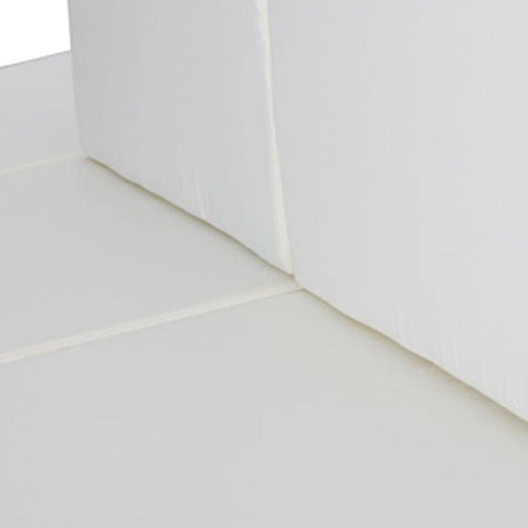 6-delige Loungeset met kussens poly rattan zwart