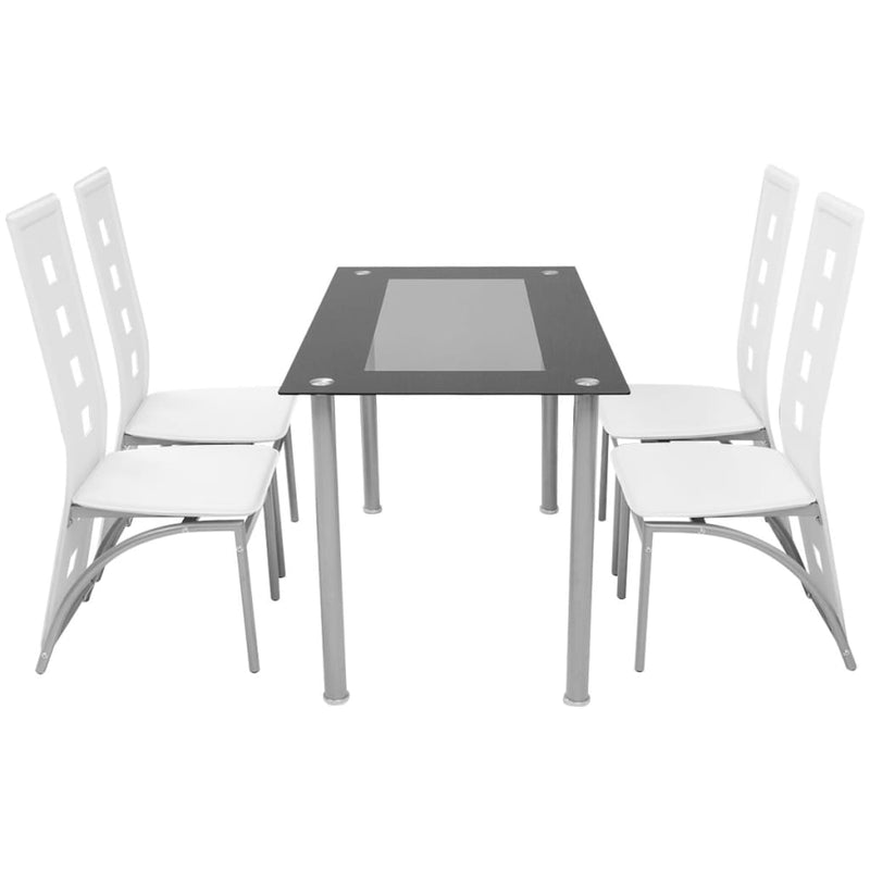 Eetkamerset wit 5-delig MeubelReus