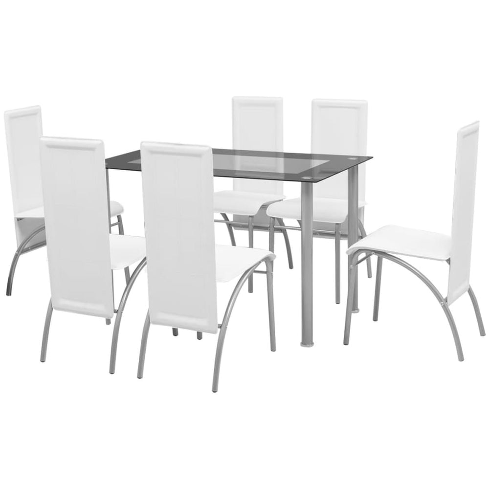 Eetkamerset wit 7-delig MeubelReus