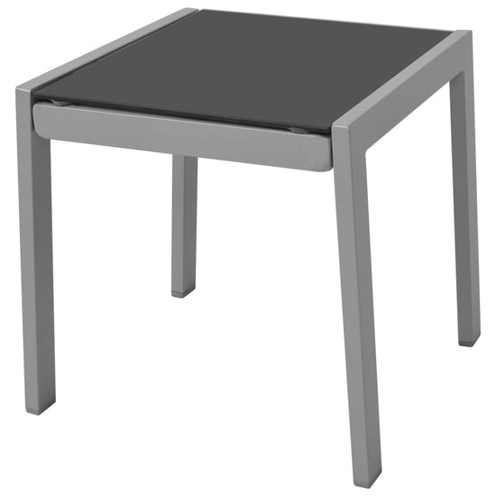 Ligbedden met tafel aluminium zwart MeubelReus