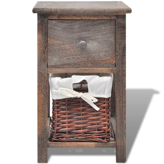 Nachtkastje hout bruin MeubelReus