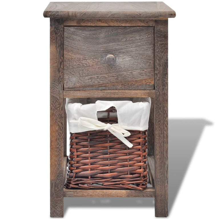 Nachtkastje hout bruin MeubelReus