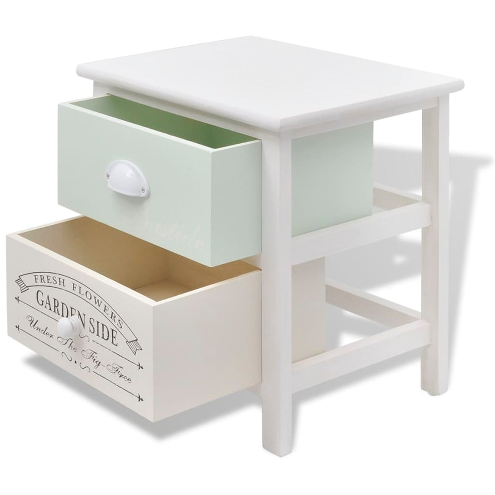 Nachtkastjes Franse stijl 2 st hout MeubelReus