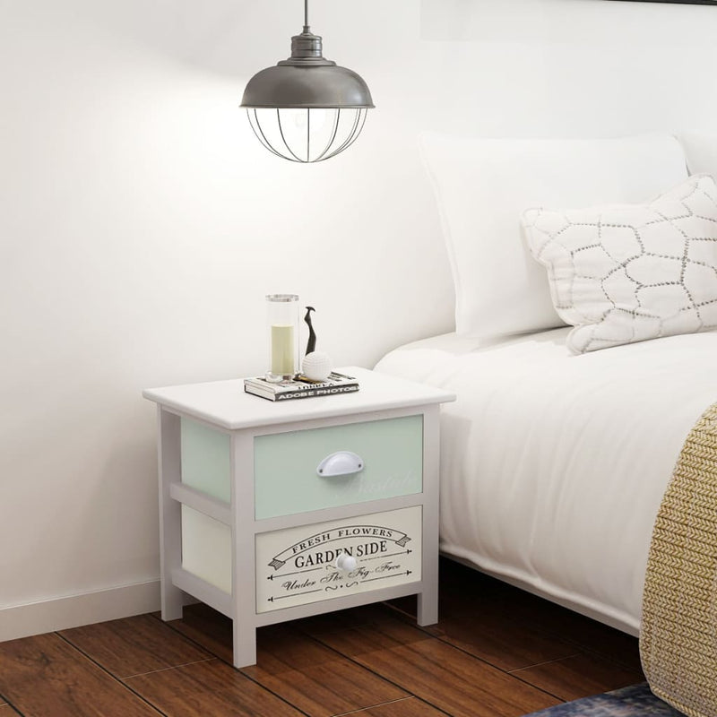 Nachtkastjes Franse stijl 2 st hout MeubelReus