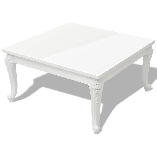 Salontafel 80x80x42 cm hoogglans wit MeubelReus