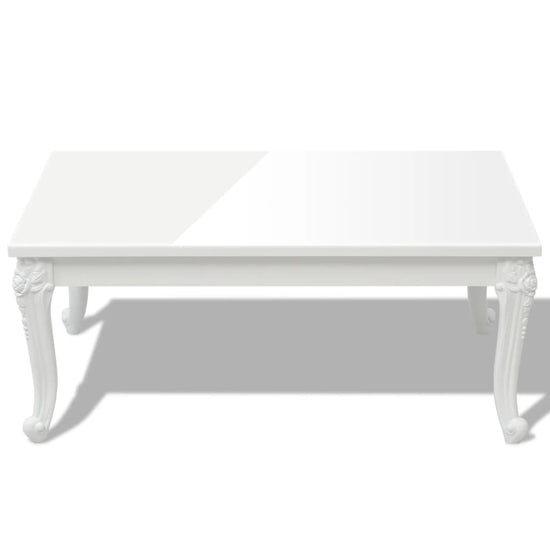Salontafel 100 x 60 x 42 cm hoogglans wit MeubelReus