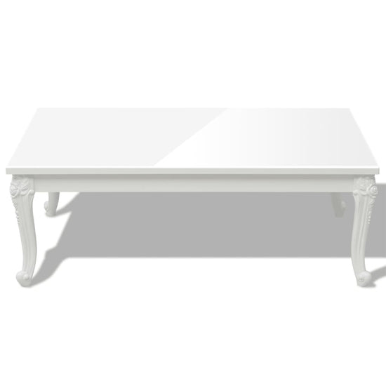 Salontafel 115x65x42 cm hoogglans wit MeubelReus