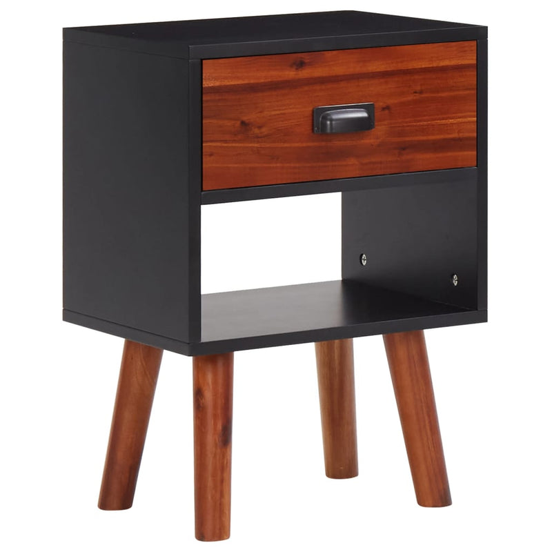 Nachtkastjes 2 st 40x30x57 cm massief acaciahout MeubelReus