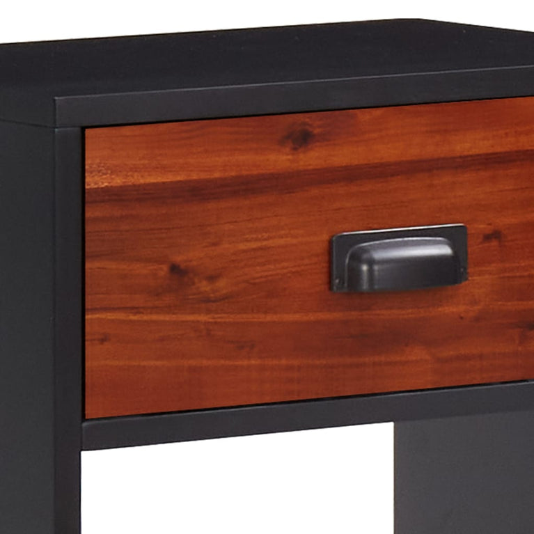 Nachtkastjes 2 st 40x30x57 cm massief acaciahout MeubelReus