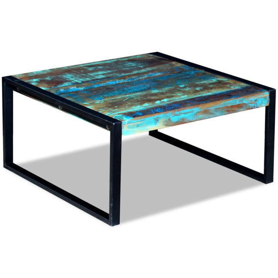 Salontafel 80x80x40 cm massief gerecycled hout MeubelReus