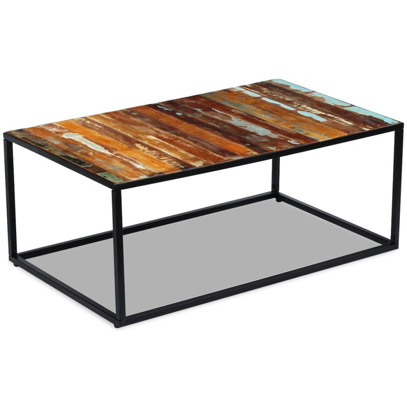 Salontafel 100x60x40 cm massief gerecycled hout MeubelReus