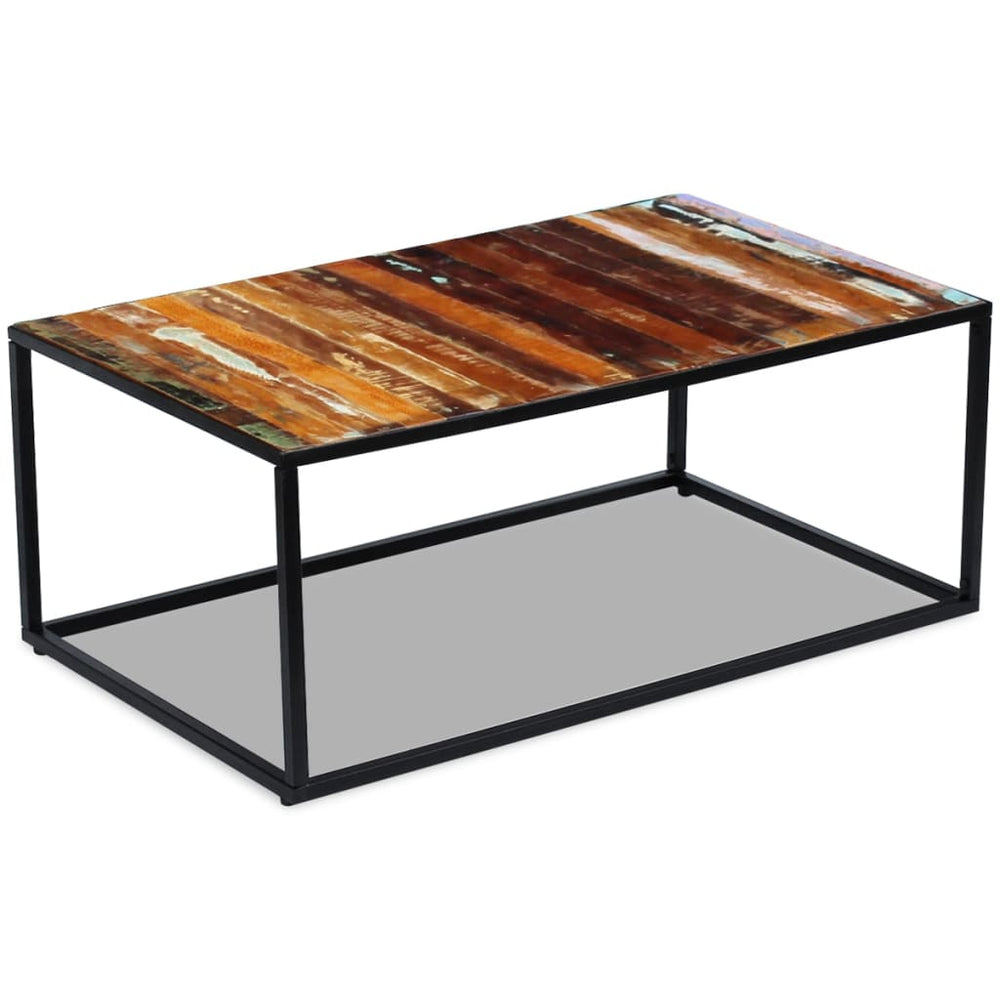 Salontafel 100x60x40 cm massief gerecycled hout MeubelReus