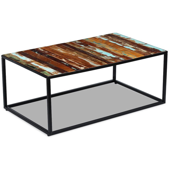 Salontafel 100x60x40 cm massief gerecycled hout MeubelReus