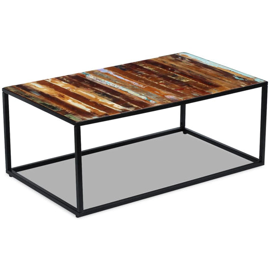 Salontafel 100x60x40 cm massief gerecycled hout MeubelReus