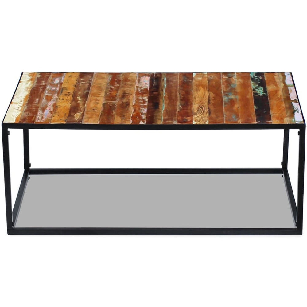 Salontafel 100x60x40 cm massief gerecycled hout MeubelReus