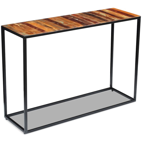 Wandtafel 110x35x76 cm massief gerecycled hout MeubelReus