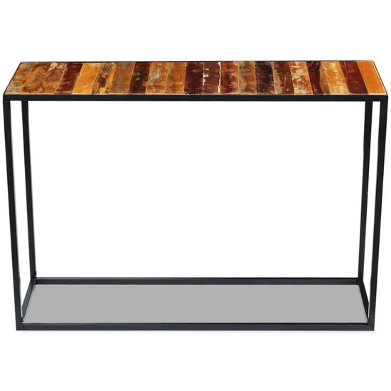 Wandtafel 110x35x76 cm massief gerecycled hout MeubelReus