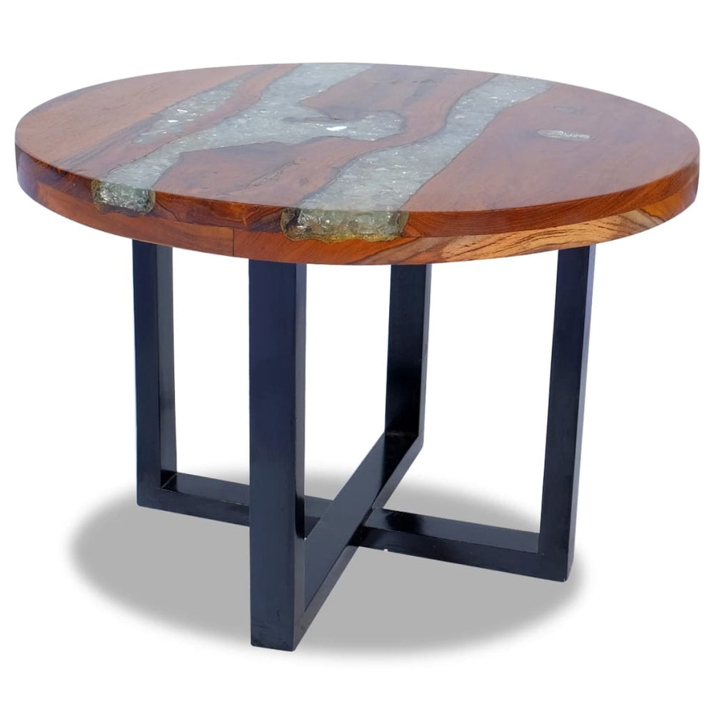 Salontafel massief teakhout hars 60 cm MeubelReus