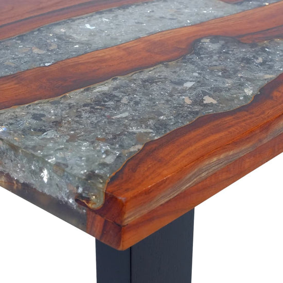 Salontafel massief teakhout hars 100x50 cm MeubelReus