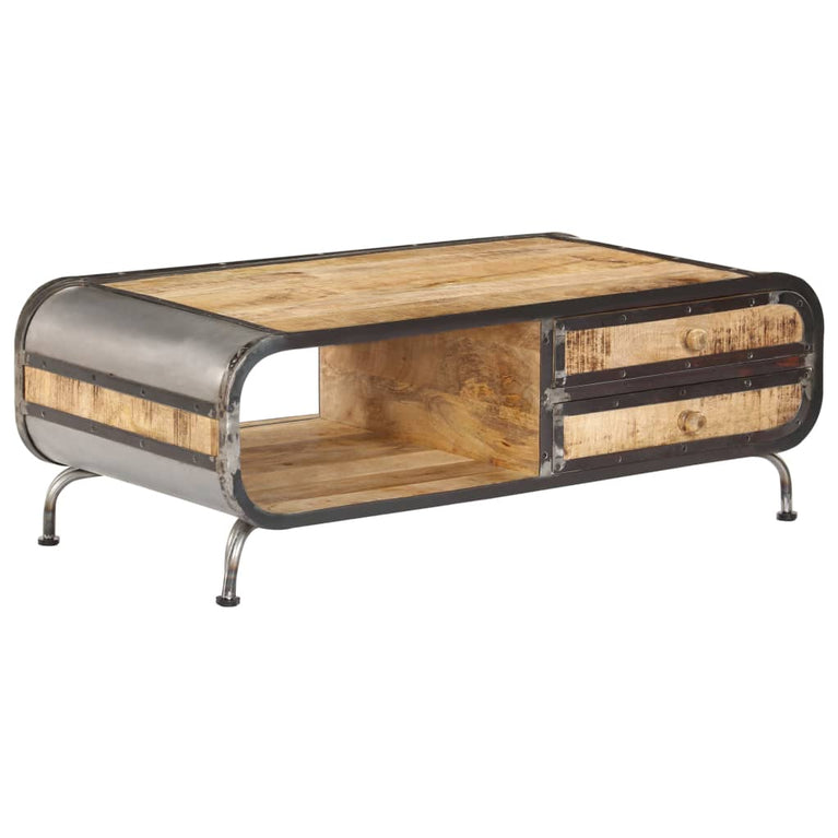 Salontafel 100x50x35 cm massief mangohout MeubelReus