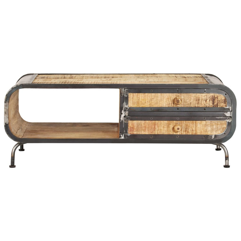 Salontafel 100x50x35 cm massief mangohout MeubelReus