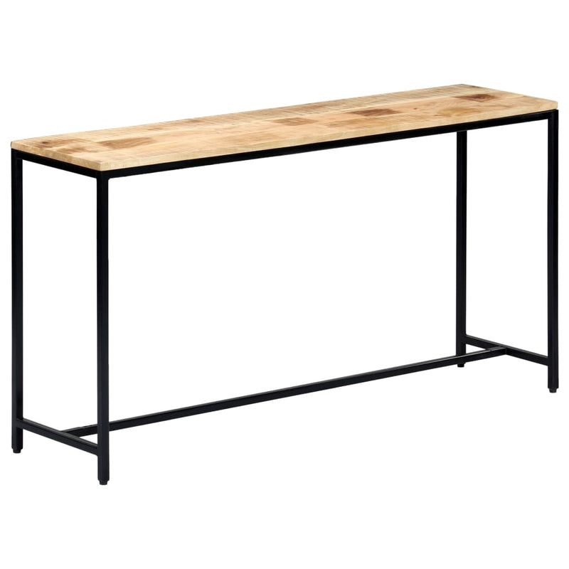 Wandtafel 140x35x76 cm massief ruw mangohout MeubelReus