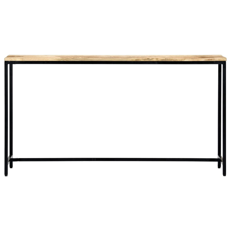 Wandtafel 140x35x76 cm massief ruw mangohout MeubelReus