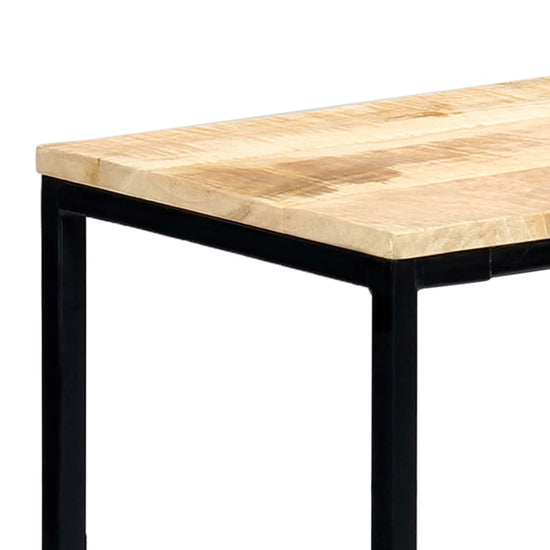 Wandtafel 140x35x76 cm massief ruw mangohout MeubelReus