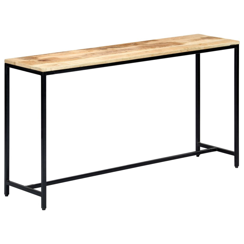 Wandtafel 140x35x76 cm massief ruw mangohout MeubelReus