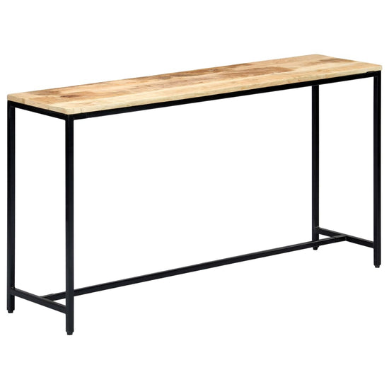Wandtafel 140x35x76 cm massief ruw mangohout MeubelReus